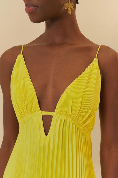 Vestido Longo Amarelo