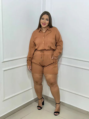 Conjunto Luxe Santorini II – 3 Peças – Plus Size